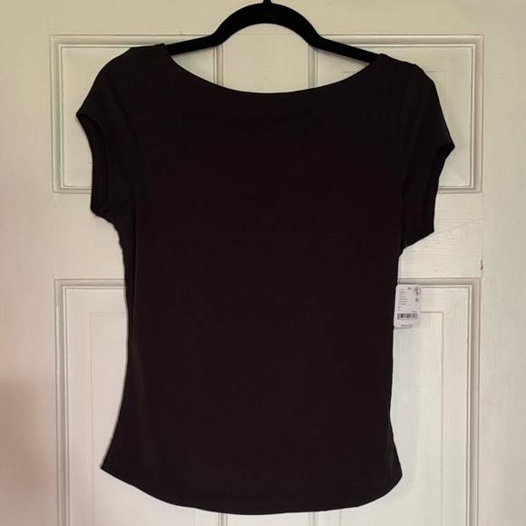 Free People Tops - Free people Katie tee cap sleeve boat neck open back